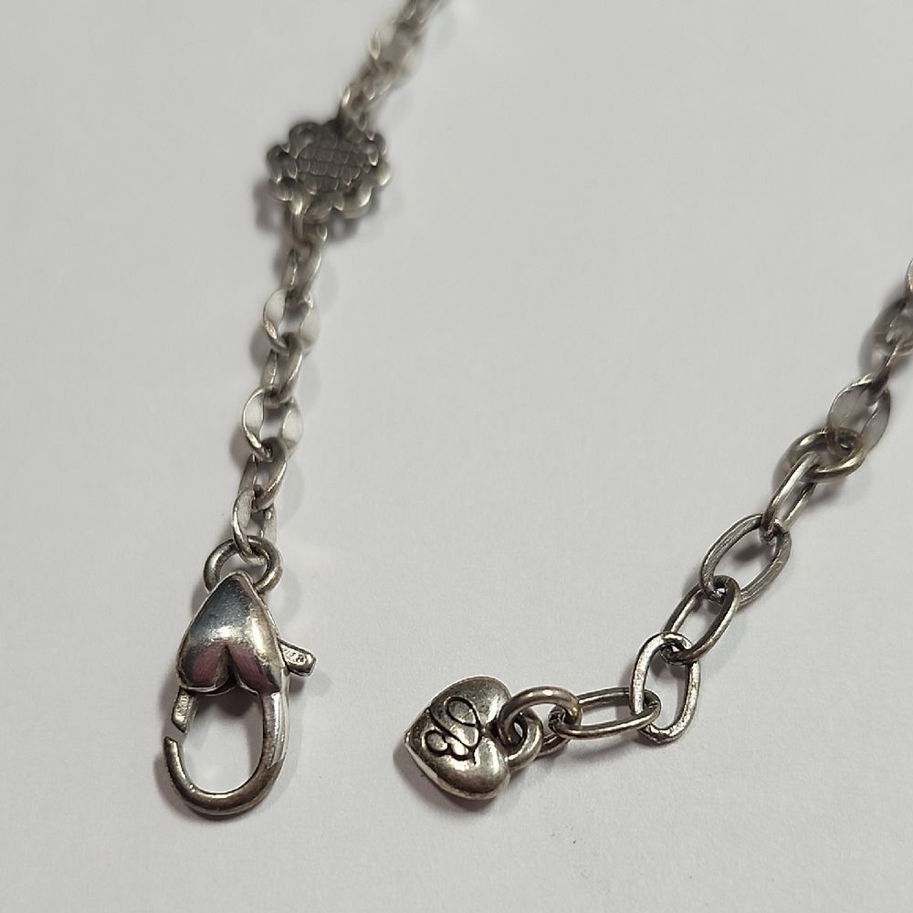 Brighton Bloomingale Flower Silver Bracelet